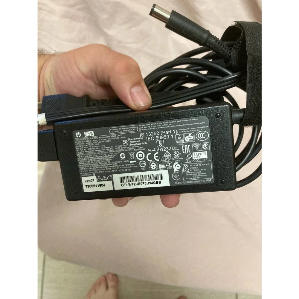 Genuine HP Laptop Charger AC Power Adapter 902990-001 751889-001 19.5V 3.33A 65W